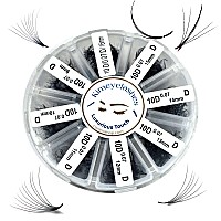 1000 Premade Volume Fans Mixed Lengths 916Mm Loose Fans C D Curl Handmade Eyelash Extensions Supplies Russian Volume Lash Pro