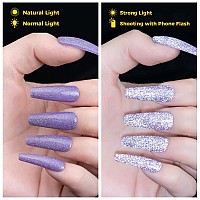 Burano Reflective Gel Nail Polish 73Ml Reflective Diamond Nail Glitter Gel Polish Sparkly Summer Color Gel Polish Holographic