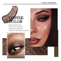 SUAKE 6 Pcs Purple Green Liquid Glitter Eyeshadow Makeup Kit.Silver Gold Colorful Liquid Glitter Eyeliner Shimmer Eye Makeup Palette.Longwearing Quick-Drying sombras liquidas brillantes para ojos