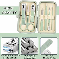 Manicure Set Business Gifts Handheld Sized Nail Clippers Set Tools With Luxurious Manicure Set Professional Stainless Steel Tra