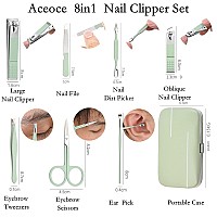 Manicure Set Business Gifts Handheld Sized Nail Clippers Set Tools With Luxurious Manicure Set Professional Stainless Steel Tra