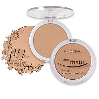 2 Pack Matte Face Powder Control Oil Brighten Skin Color Cover Blemish Makeup Face Setting Setting Powder Foundation204 Buff