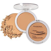 2 Pack Matte Face Powder Control Oil Brighten Skin Color Cover Blemish Makeup Face Setting Setting Powder Foundation205 Golde