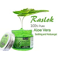 Raslok Aloe Vera Gel Pure Natural Aloe Gel For Moisturizing Face Skin Hair Care Durable Moisturizing Hydrating Soothin