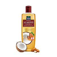 Parachute Advansed Almond Enriched Coconut Hair Oilfor Soft Silky Hair Boosts Shine Softness No Parabens Silicones All