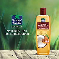 Parachute Advansed Almond Enriched Coconut Hair Oilfor Soft Silky Hair Boosts Shine Softness No Parabens Silicones All