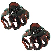 Camila Paris Ad716 2Pk French Octopus Hair Clip Large Claw Clips For Thick Long Hair Durable Strong Grip Jaw Clips For Women