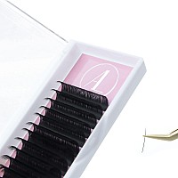 ALLOVE Eyelash Extension Classic Lash Extensions 0.2 DD Curl 12mm Individual Lash Extensions Single Lash Extensions