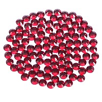 Dark Red Flatback Rhinestones For Crafts Glass Nail Rhinestones Nail Gems Crystals Non Hotfix Rhinestones For Makeup Bags Shoes