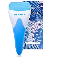 huefull Ice Face Roller Skin Care, Ice Roller for Face & Eye Puffiness Relief, Self Care Reduce Pain and Wrinkles, Face Massager Roller Gifts for Women, Skin Care Gift for Men/Woman(Blue)