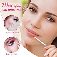 G2Plus 100Pcs Disposable Liner Brushes Eyebrow And Liner Brush Applicator Cosmetic Eye Wands For Lip Liners Eye Makeup Eyela