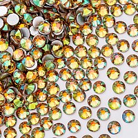 288Pcs Dawn Light Crystal Rhinestonesglass Flatback Rhinestones Gemstones For Nail Face Makeup Art Crafts Clothes Decoration