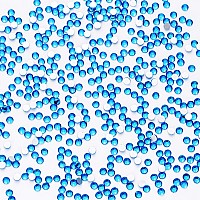 1440Pcs Blue Zircon Crystal Rhinestonesglass Flatback Rhinestones Gemstones Mini For Nail Face Makeup Art Crafts Clothes Decora