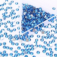 1440Pcs Blue Zircon Crystal Rhinestonesglass Flatback Rhinestones Gemstones Mini For Nail Face Makeup Art Crafts Clothes Decora