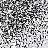 288Pcs Silver Crystal Rhinestonesglass Flatback Rhinestones Gemstones For Nail Face Makeup Art Crafts Clothes Decoration Ss30