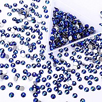 1440Pcs Jet Ab Crystal Rhinestonesglass Flatback Rhinestones Gemstones For Nail Face Makeup Art Crafts Clothes Decoration Ss2