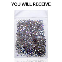 1440Pcs Blue Blaze Crystal Rhinestonesglass Flatback Rhinestones Small Gemstones For Nail Face Makeup Art Crafts Clothes Decora