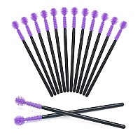 100Pcs Disposable Silicone Eyelash Mascara Wands Brushes Cosmetic Eyelash Extension Applicators Professional Makeup Tool Set Pu