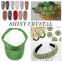 1440Pcs Lightgreen Ab Crystal Rhinestonesglass Flatback Rhinestones Mini Gemstones For Nail Face Makeup Art Crafts Clothes Dec