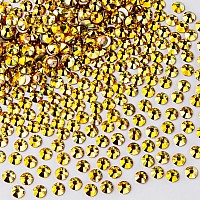 1440Pcs Metallic Sunshine Crystal Rhinestonesglass Flatback Rhinestones Gemstones For Nail Face Makeup Art Crafts Clothes Decor