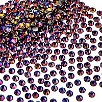 1440Pcs Blue Blaze Crystal Rhinestonesglass Flatback Rhinestones Gemstones For Nail Face Makeup Art Crafts Clothes Decoration