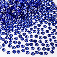 288Pcs Royal Blue Crystal Rhinestonesglass Flatback Rhinestones Gemstones For Nail Face Makeup Art Crafts Clothes Decoration