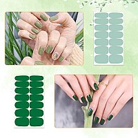 Danneasy 12 Sheets Solid Spring Nail Polish Strips Full Nail Wraps Self Adhesive Nail Polish Stickers For Women Girl Nail Art St