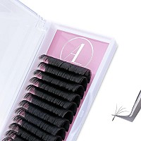 ALLOVE Eyelash Extension Super Easy Fan Volume Lash Extensions 0.07mm CC Curl 18mm Rapid Blooming Volume Lashes Self Fanning Lash Extension Supplies