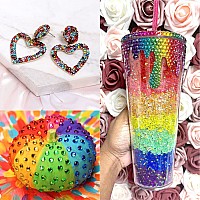 4580 Pieces Rhinestones For Nails Face Gems Makeup Rhinestones For Eyes Flatback Rhinestones Art Decoration Crafts Diy Nails Art