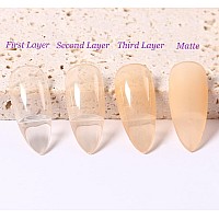 Major Dijit Gel Nail Polish 36 Clolors Translucent Jelly Glass Uv Led Gel Polish Natural Girly Colors Crueltyfree Nail Lacque