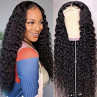 Larima 13X4 Deep Wave Lace Front Wig Human Hair Hd Transparent Lace Frontal Wigs Human Hair Pre Plucked With Baby Hair Deep Curl