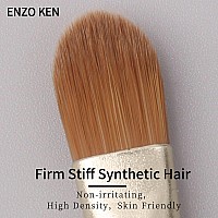 Flat Concealer Brush Under Eye By Enzo Ken Small Concealer Brush Small Makeup Brush Small Flat Makeup Brushes Under Eye Conc