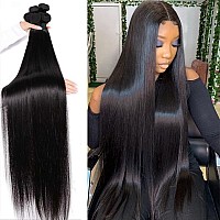 Luxediva Long 26 28 30 30 Inch Straight Weave Hair Brazilian Virgin Remy Silky Hair 4 Bundles Deal 100 Unprocessed Human Hair B