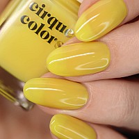 Cirque Colors Citron Jelly Lemon Yellow Jelly Nail Polish 037 Fl Oz 11 Ml Vegan Crueltyfree