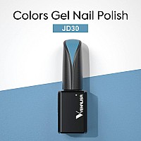 Venalisa 15Ml Sate Blue Gel Nail Polish Royal Navy Dark Blue Gel Polish Cobalt Baby Blue Color Spring Summer Soak Off Uv Led Na