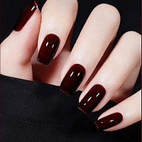 Venalisa 15Ml Dark Red Gel Nail Polish Deep Cherry Red Gel Polish Color Soak Off Uv Led Nail Gel Polish Nail Art Starter Manicu