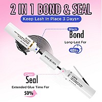 Bepholan Lash Bond And Seal Diy Eyelash Extension Bond Seal Lash Glue Mascara Infused With Biotin Vitamin Esuper Strong H