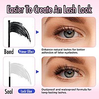 Bepholan Lash Bond And Seal Diy Eyelash Extension Bond Seal Lash Glue Mascara Infused With Biotin Vitamin Esuper Strong H