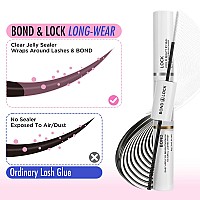 Bepholan Lash Bond And Seal Diy Eyelash Extension Bond Seal Lash Glue Mascara Infused With Biotin Vitamin Esuper Strong H