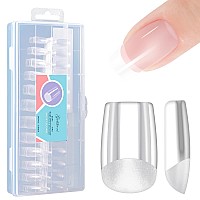 Gelike Ec Short Square Nail Tips Soft Gel X False Nail Tips Full Cover For Nail Extensions Acrylic Nails Professional Clear G