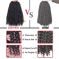 Leeven 8 Packs Ombre Brown Passion Twist Hair 10 Inch Pre Twisted Short Passion Spring Twist Crochet Braids Hair With Curls At T