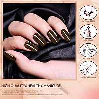 VENALISA Gel Nail Polish Set - 12 Colors 7.5ml Green Brown Yellow Glitter Red Winter Colors Gel Polish Soak Off UV LED Nail Gel Polish Nail Art Starter Manicure Salon DIY at Home