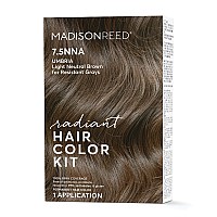 Madison Reed Radiant Hair Color Kit Light Neutral Brown For 100 Coverage Of Resistant Gray Hair Ammoniafree 75Nna Umbria L