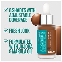 Maybelline Green Edition Superdrop Tinted Oil Base Makeup Adjustable Natural Coverage Foundation Formulated With Jojoba Marul