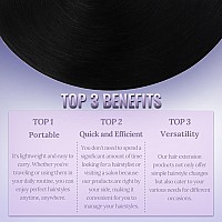 Fshine Tape Ins Human Hair Extensions 18 Inch Black Tape In Extensions Real Human Hair 50G Straight Tape In Hair Extensions Blac