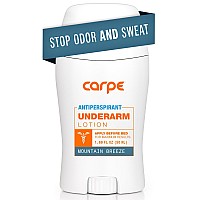 Carpe Underarm Antiperspirant Deodorant Advanced Sweat Odor Protection Formula Deodorant For Men Women Mountain Breeze