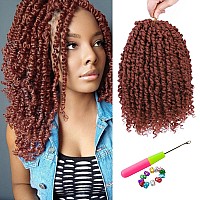 Nice One Pretwisted Passion Twist Hair 8 Packs 112 Strands Pre Looped Passion Twist Braiding Hair For Women Short Passion Twi