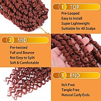 Nice One Pretwisted Passion Twist Hair 8 Packs 112 Strands Pre Looped Passion Twist Braiding Hair For Women Short Passion Twi