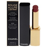 Chanel Rouge Allure Lextrait Lipstick 832 Rouge Libre 0.07