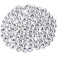 Novani Crystal Rhinestones Flatback Loose Gemstones 144Pcs Glass Rhinestones For Clothes Shoes Crafts Makeup Nail Art And Diy D